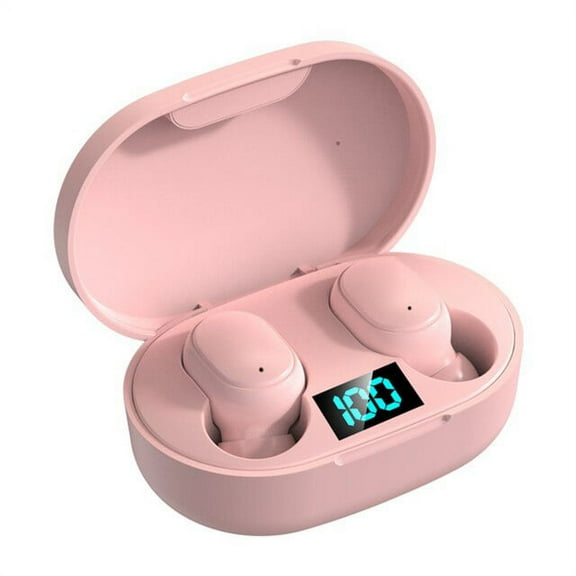 E6S TWS Bluetooth 5.0 Earphone Wireless Headphone Stereo Headset Sport Earbuds Microphone with Charging Box for All phone