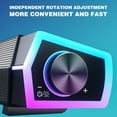 thumbnail image 6 of SPOORYYO RGB Surround Sound Bluetooth Speaker with Soundbar, Dual Speakers, Subwoofer, and Cinema-Level Audio Experience, 6 of 9