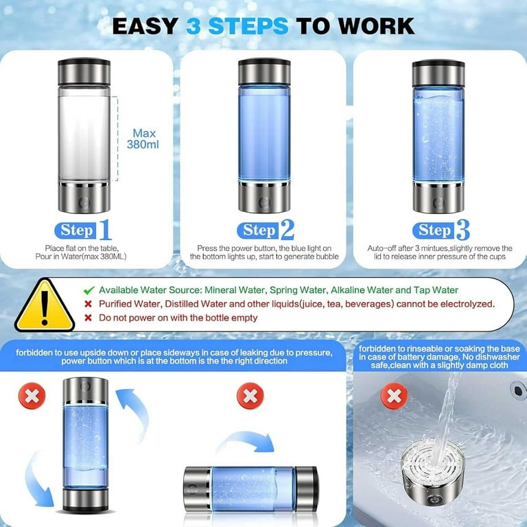 H2 Next - H2next Hydrogen Water Bottle - H2 Next Hydro Water
