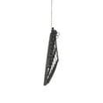 thumbnail image 6 of Homy Casa Hanging Egg Chair with Cushions for Covered Porch Relaxation, Charcoal & Light Gray, 6 of 8