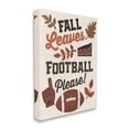 thumbnail image 4 of Stupell Industries Fall Leaves & Football Sports Painting Gallery Wrapped Canvas Art Print Wall Art, 36 x 48, 4 of 8