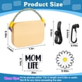 thumbnail image 2 of OUDIZZ Silicone Phone Holder for All Size Bogg Bag, Beach Accessories Compatible with iPhone & Android, with Carabiners, Key Hooks & Charms, 2 of 8