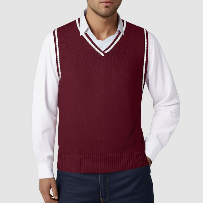 V Neck Plain Polyester Casual Sweaters V Neck Plain Polyester Casual Sweaters