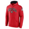 thumbnail image 2 of Men's Fanatics Red Georgia Bulldogs Arch & Logo Pullover Hoodie, 2 of 3