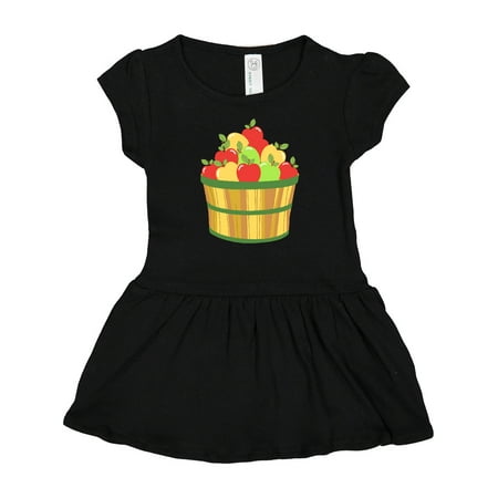 

Inktastic Basket of Apples Red Yellow Green Girls Baby Dress