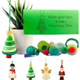 thumbnail image 2 of Botón Bricolaje Craft Navidad Ornament Kit Adornos Costura Caseros (árbol Navidad), 2 of 9