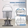 thumbnail image 5 of Bassinet Mosquito Net Cover For Baby Bassinet Cover To Keep Cats Out Mosquito Net For Bassinet/bedside Sleeper/travel Cribs (white) Owj, 5 of 5
