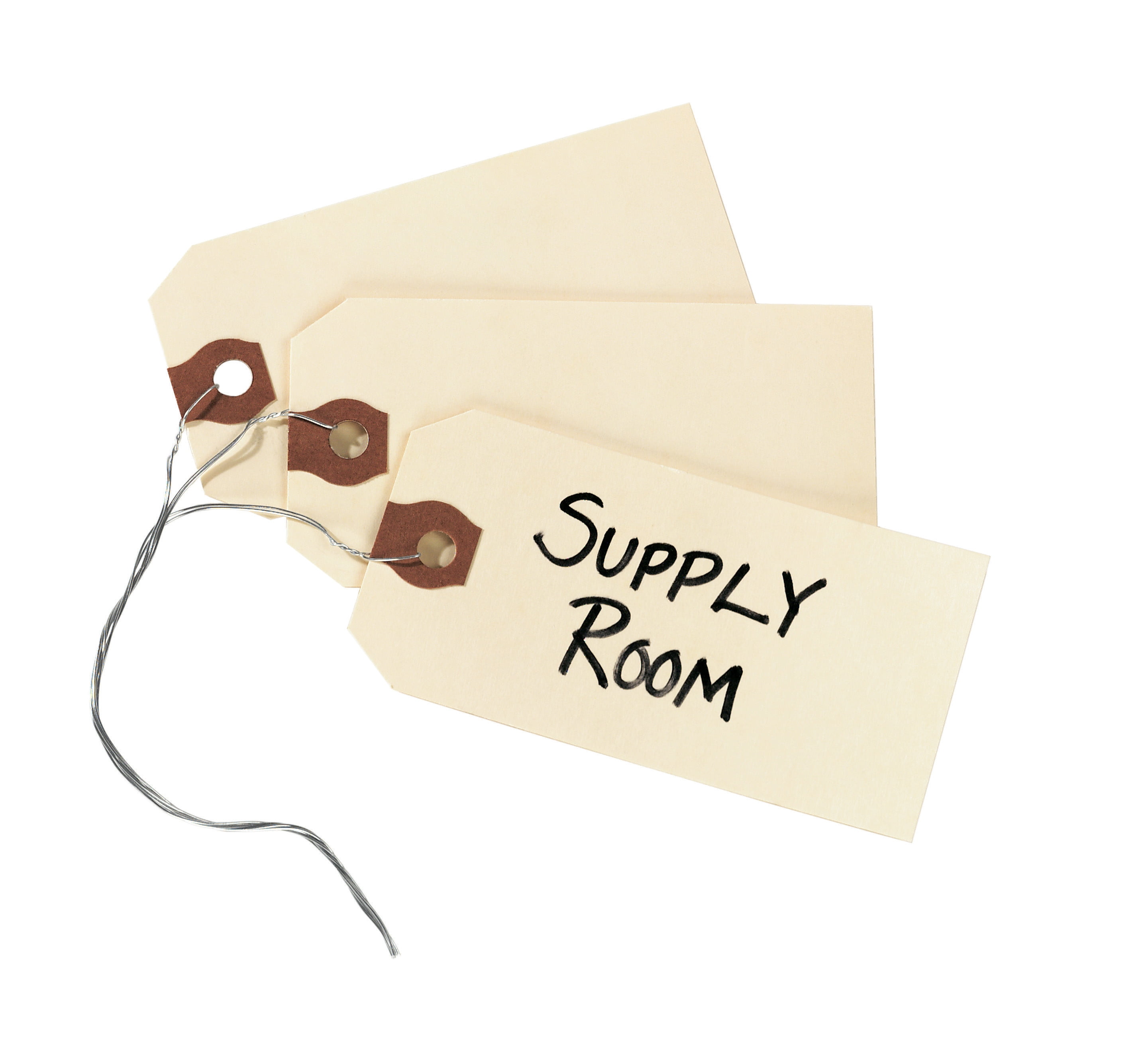 Manila Tags With Wire Wiring String Hang Shipping Label Strung Scrapbook Sizes 