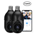 thumbnail image 2 of Teissuly New E27 Bulb Camera 1080p Mobile Phone Wireless WiFi Network Home Camera 360 ° Infrared Night Vision Mobile Monitoring Monitor, Two-way Voice Call 2pcs Teissuly WER202310061658, 2 of 9