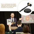 thumbnail image 2 of Auction Hammer Court Gavel Rustic Mallet Manual Judgment Lawyer Gifts Classroom Decore Judge Wooden, 2 of 6