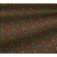 thumbnail image 5 of oneOone Viscose Jersey Fabric Diamond & Circle Block Printed Fabric 1 Yard 60 Inch Wide, 5 of 5