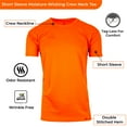 thumbnail image 3 of Men's Short Sleeve Moisture Wicking Active Performance Crew Neck Tee (5-Pack), 3 of 5
