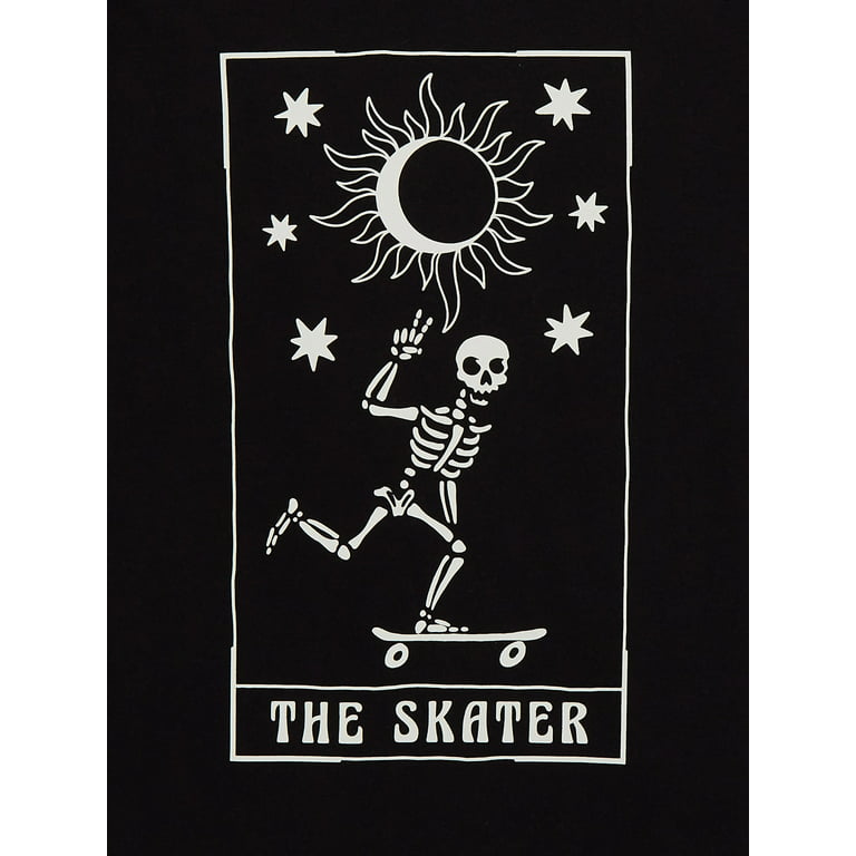 skateboarding skeleton' Kids' T-Shirt