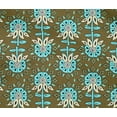thumbnail image 4 of oneOone Cotton Flex Fabric Leaves & Floral Block Print Fabric BTY 40 Inch Wide, 4 of 4