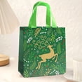 thumbnail image 4 of Christmas Gift Bags, Heavy Duty Tote Bags, Reusable Non Woven Christmas Gift Bags with Handles for Holiday Gift Wrapping, Multicolor, 9.1 x 8.7 x 4.3 Inches Durable Waterproof Grocery Bags, 4 of 7