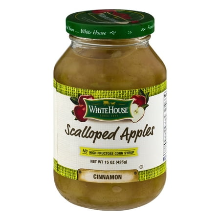 (6 Pack) Wh scalloped Apples