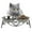 Black, variant on Pet Supplies Stainless Steel Double Feeding Bowl with Elevated Stand for Cats and Small Dogs Feeding Station
