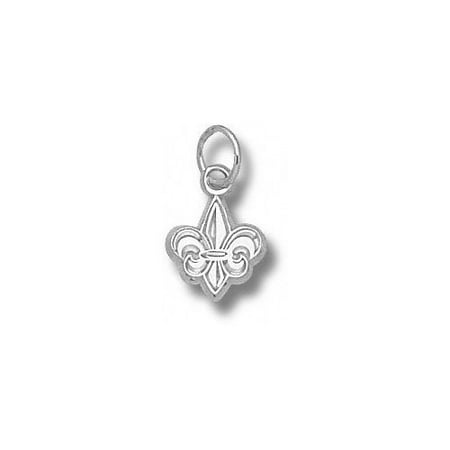 NCAA - Louisiana-Lafayette Ragin' Cajuns Sterling Silver Fleur De Lis 3/8'' Pendant