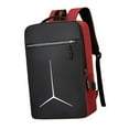 thumbnail image 1 of Guardoinrt Sac à Dos pour Ordinateur Portable Durable Imperméable Sac à Dos pour Ordinateur Portable avec Reste pour Hommes Femmes Interface USB Rouge, 1 of 6