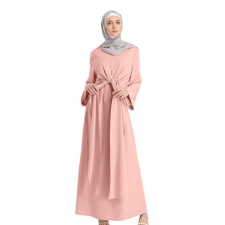 

for Women Robe Ramadan Traditional Hijab Dress Set Long Dress Summer Ventilative Clothes