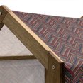 thumbnail image 4 of Ethnic Pet House, Classical Knitting Pattern Image Autumnal Colors Herringbone Zigzag Stripes, Outdoor & Indoor Portable Dog Kennel with Pillow and Cover, 5 Sizes, Multicolor, by Ambesonne, 4 of 4
