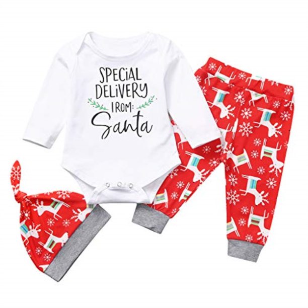 Gallity gallity christmas newborn infant baby boy girl clothes outfit
