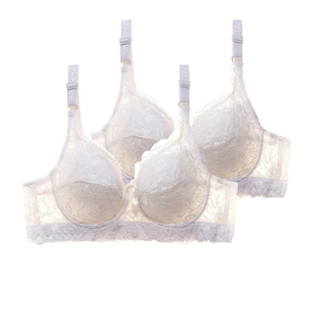 PEASKJP Everyday Bras for Women Women s Push Up Bra Deep V Plunge Underwire T-Shirt Bra Multiway (White I)