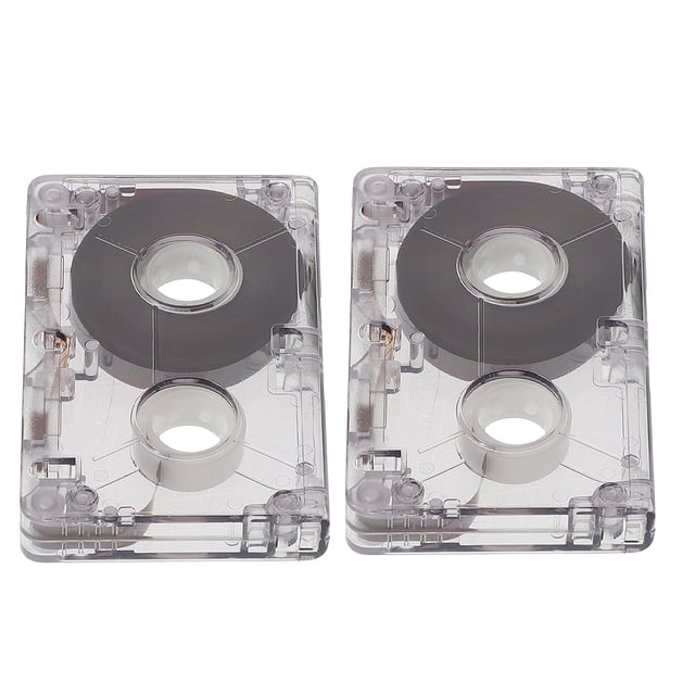 OHOIOLLA 2Ud Audio Cassette Transparente Para Entrevistas Y Voz Con Gran Capacidad
