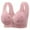 Pink, variant on ALLLIST Floral Women Bras Wirefree Pink Bralette Comfy T Shirt Womens Lingerie Size 36-44