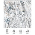 thumbnail image 5 of Spring Floral Wrap Around Bed Skirts for King Bed 18" Drop, Bed Skirt with Adjustable Elastic Belt Dust Ruffle Bed Valance for Bedroom Hotel Luxury Vintage Botanical Watercolor Bed Frame Cover, 5 of 7