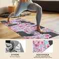 thumbnail image 4 of French Bulldog and Flower Hot Yoga Mat Towel Non Slip for Hot Yoga - Quick-Drying Yoga Mat Cover with 4 Corner Pockets with Travel Bag - Hot Yoga Towel Non Slip 74"x26", 4 of 6