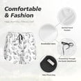 thumbnail image 6 of Picia Sea Turtle Pattern Women's 2 in 1 Athletic Running Shorts High Waisted Workout Casual Gym Sweat Shorts with Comfy Liner Zipper Pockets-Large, 6 of 9