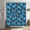 thumbnail image 5 of Rateoe Bohemian Sea Turtle Shower Curtain - Fancy Bathroom Shower Curtain Sets - Waterproof Shower Curtain with Hooks with 12 Plastic Hooks 72x72 Inches, 5 of 5