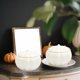 thumbnail image 4 of Decoraciones de Halloween, adornos de Halloween, regalos de Halloween, tarro de calabaza con tapa, forma de calabaza de cerámica, bote para té, tarro portátil para dulces, recipiente para dulces, tazó, 4 of 6