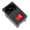 thumbnail image 1 of FUTUREORYY Power Plug Connector Power Socket Black Nylon for Equipment Use 1Pcs, 1 of 5