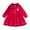 style-22 Red, variant on Yammkia Baby Girl Dress Puff Sleeve Smocked Solid Color Dress Toddler Girl Dresses 6 9 12 18 24 Months 2T 3T 4T (Pink,Size 12-18 Months)