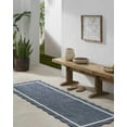 thumbnail image 6 of BoutiqueRugs Varro Traditional Area Rug - Outdoor Safe - Navy, Cream - 6'7" x 9', 6 of 8