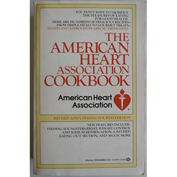 Pre-Owned American Heart Association Cookbook: Fourth Edition, 9780345328199, 0345328191, Paperback, 4th. edition