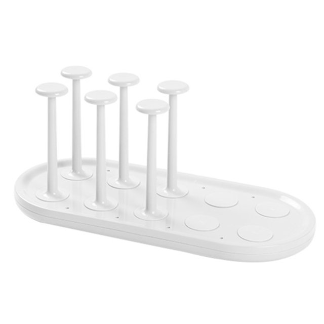 Drain Cup Holder Household Wine Glass Drain Upside Down Rack Tray for Kitchen