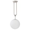 thumbnail image 3 of Moeder 9.8 in. 1-Light Indoor Satin Nickel Finish Pendant Light with Light Kit, 3 of 4