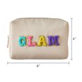 thumbnail image 6 of Pink Glam Cosmetic Pouch, 6 in x 9 in, 6 of 6