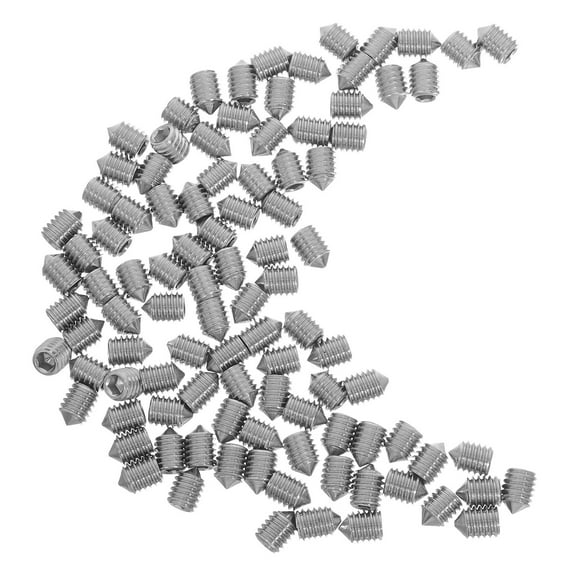 CTIRCHIU 100Pcs Silver Stainless Steel Towel Bar Brackets Mounting Hardware for Bathroom Rack