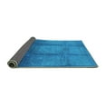 thumbnail image 2 of Ahgly Company Indoor Rectangle Oriental Turquoise Blue Industrial Area Rugs, 2' x 5', 2 of 4