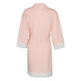 thumbnail image 6 of DxhmoneyHXWomen Maternity Long Sleeve Dresses Wrap Lace Trim V Neck Midi Dress Soft Breathable Postpartum Loungewear Gowns, 6 of 7
