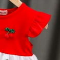 thumbnail image 5 of GYRATEDREAM Baby Toddler Girl Cotton Casual Dress Summer Short Sleeve Basic Tunic Playwear Shirt Dresses 12-18 Months, 5 of 10