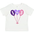 thumbnail image 3 of Inktastic 3rd Birthday Balloons 3 Year Old Girls Toddler T-Shirt, 3 of 5