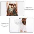 thumbnail image 2 of Labour Day Summer Chiffon Beach Skirts for Women - for the Beach, 2 of 6