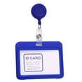 thumbnail image 3 of opvise Aluminium Alloy Staff Badge Holder Secure ID Card Case Fade-resistant Work Badge for Work Permits Certificates Dark Blue B, 3 of 8