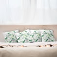 thumbnail image 4 of Ambesonne Green Throw Pillow Cover 4 Pack, Celtic Curved Lines Art, 18", Green Pink, 4 of 5
