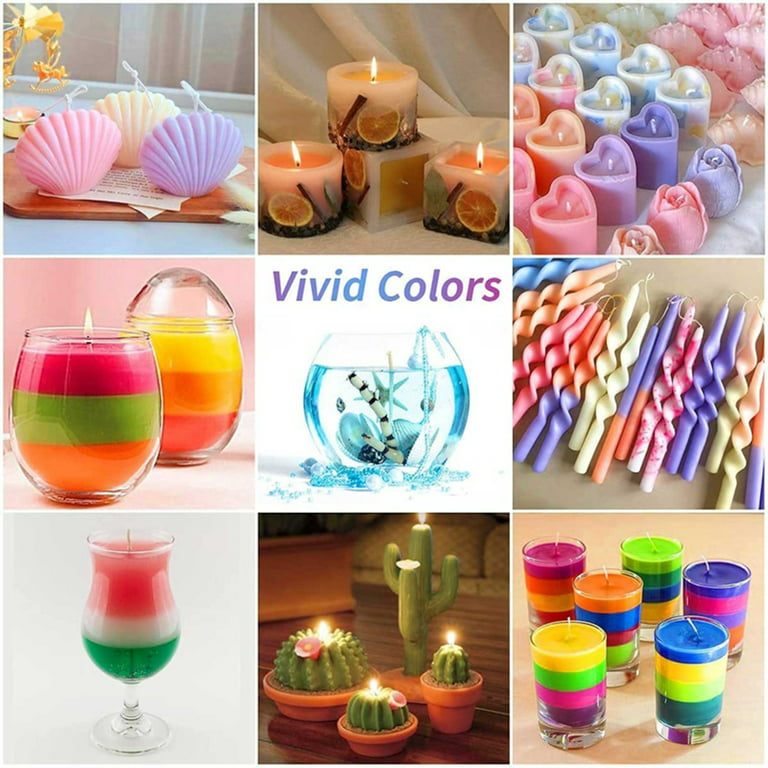 Candle Dye 24 Colors Liquid Candle Making Dye For DIY Candle Making Su
